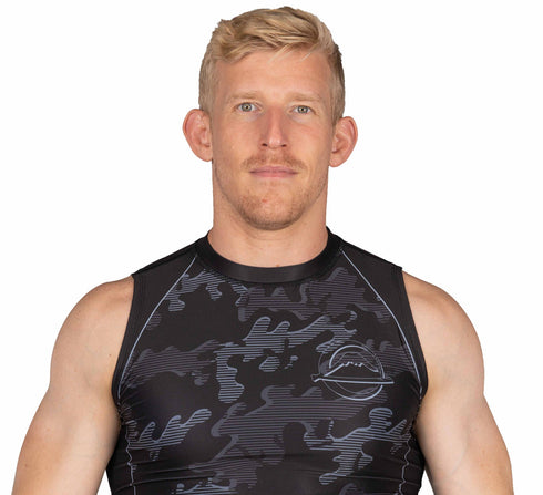 Fuji Combat Camo Sleeveless Rashguard Black